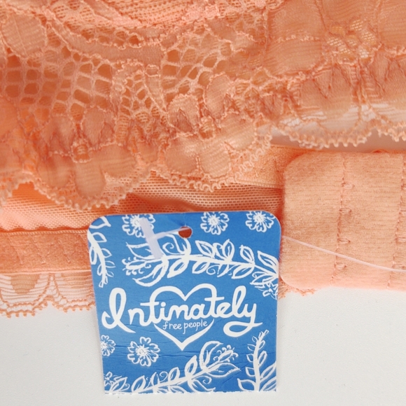 Free People Halter Bralette Galloon Light Orange Size XS - Picture 7 of 9